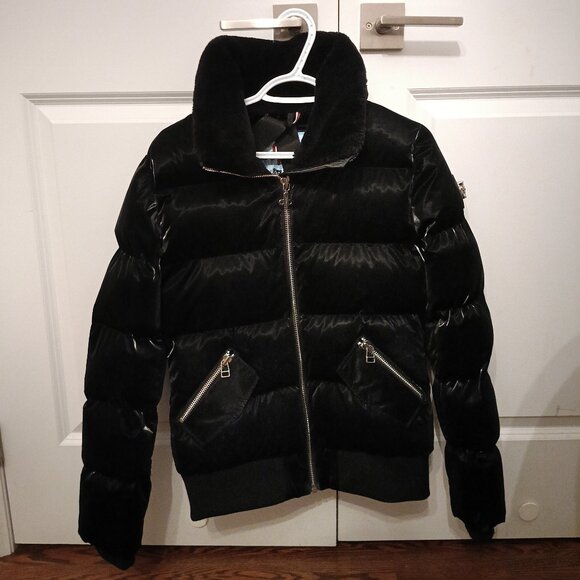 Woodpecker Woody Bomber Jacket- All Wet Black - Picture 3 of 8